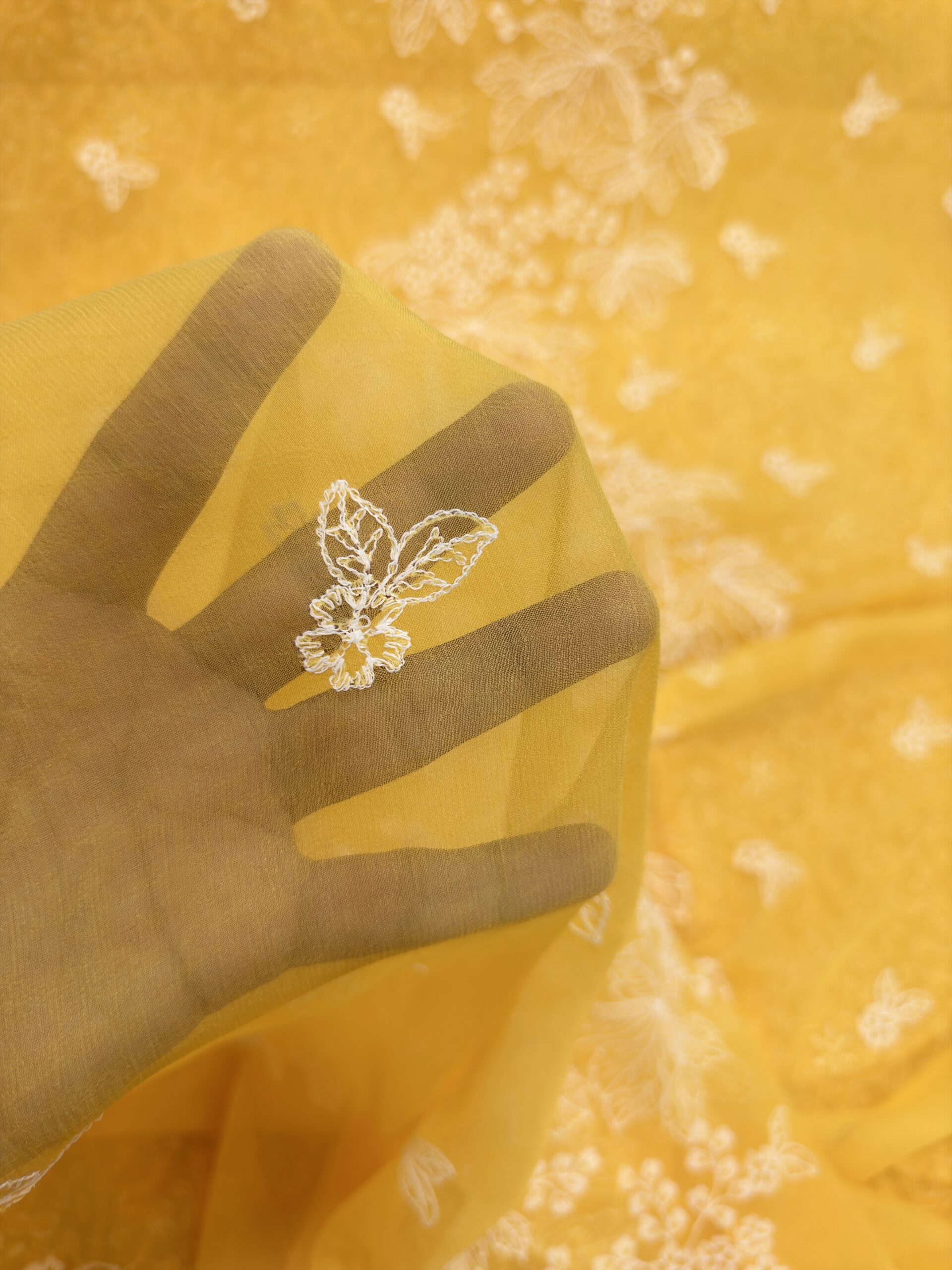 Lawn Chikankari & Chiffon Set - Image 5