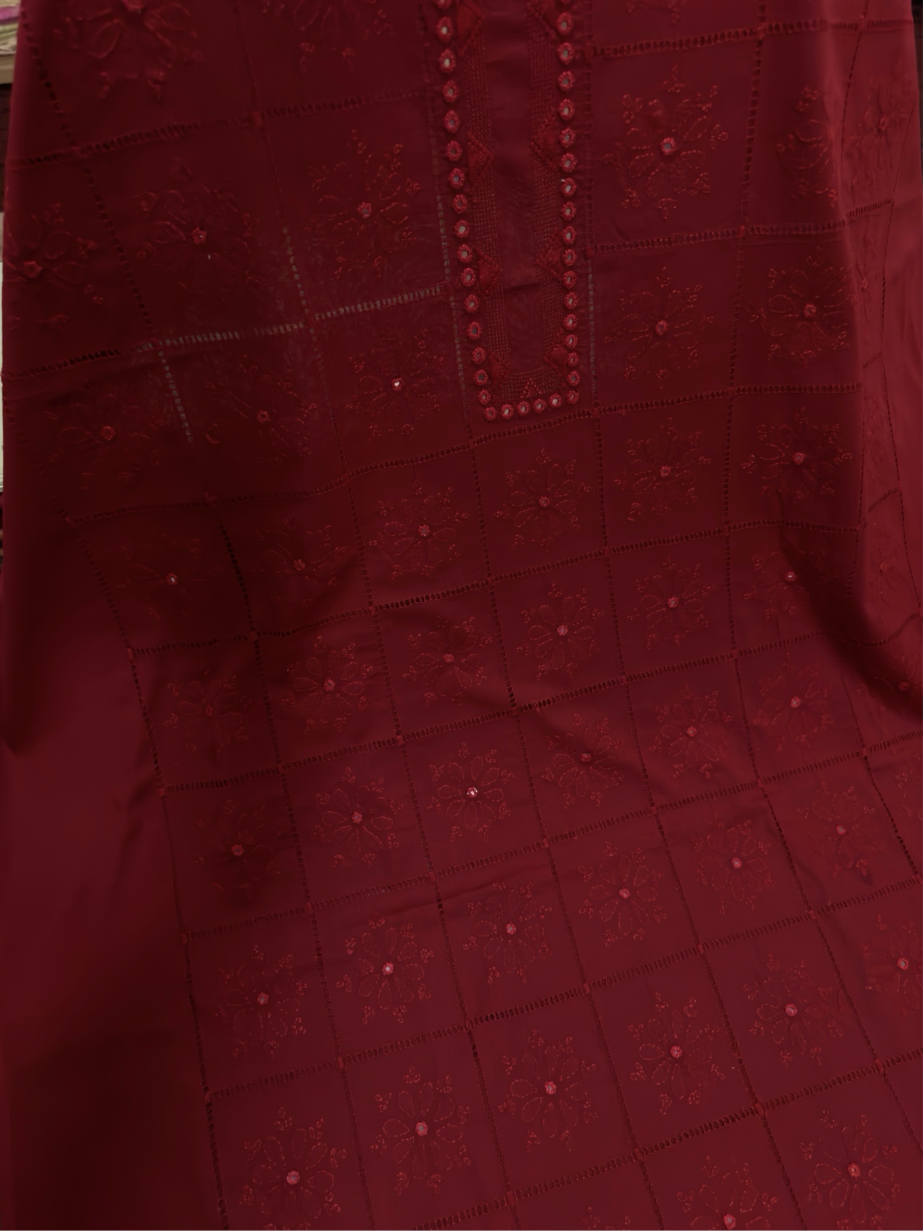 Taarkashi Raw Silk Kurta - Image 3