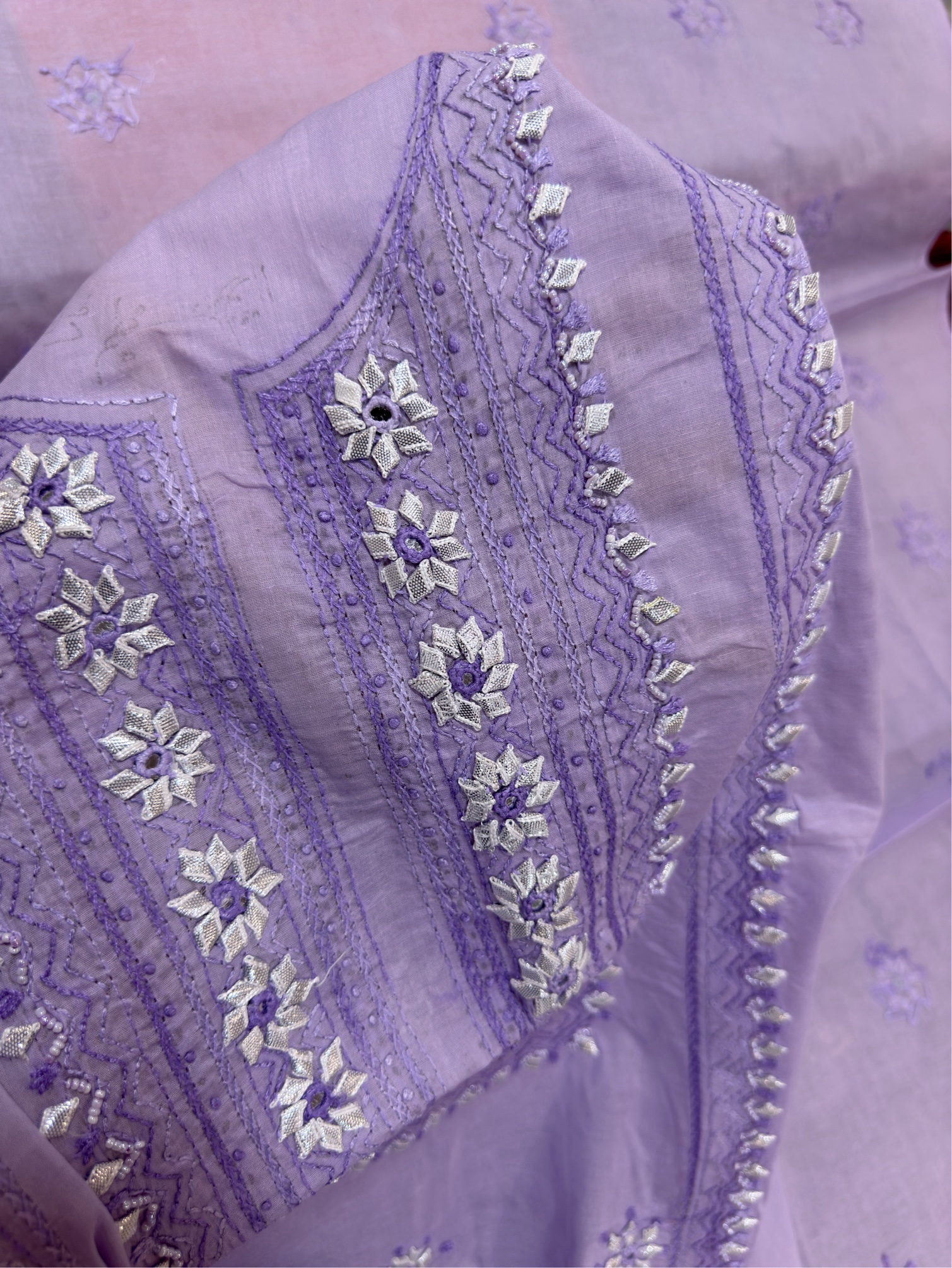 Pearls & Gota Kurta Dupatta - Image 2