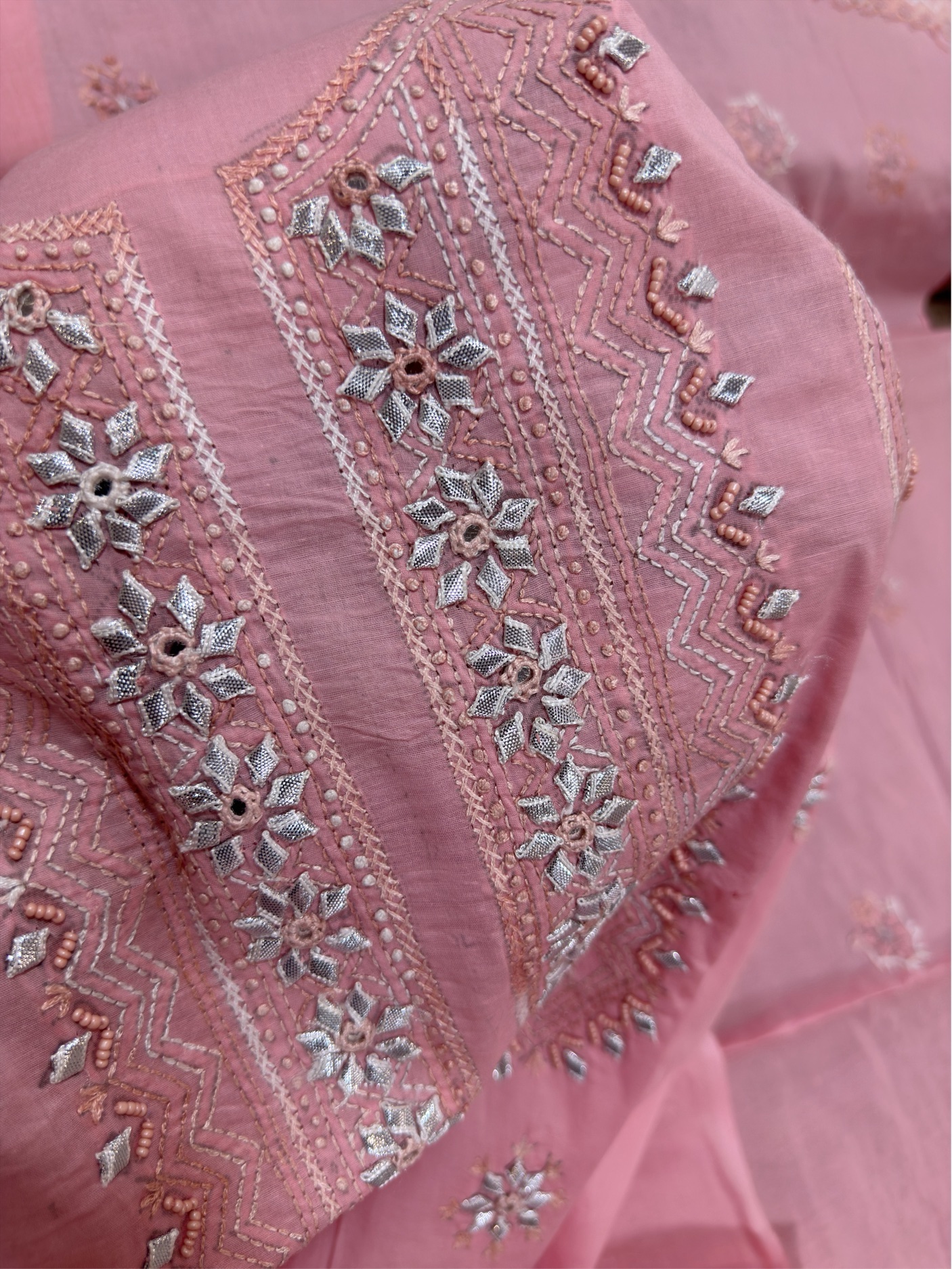 Pearls & Gota Kurta Dupatta