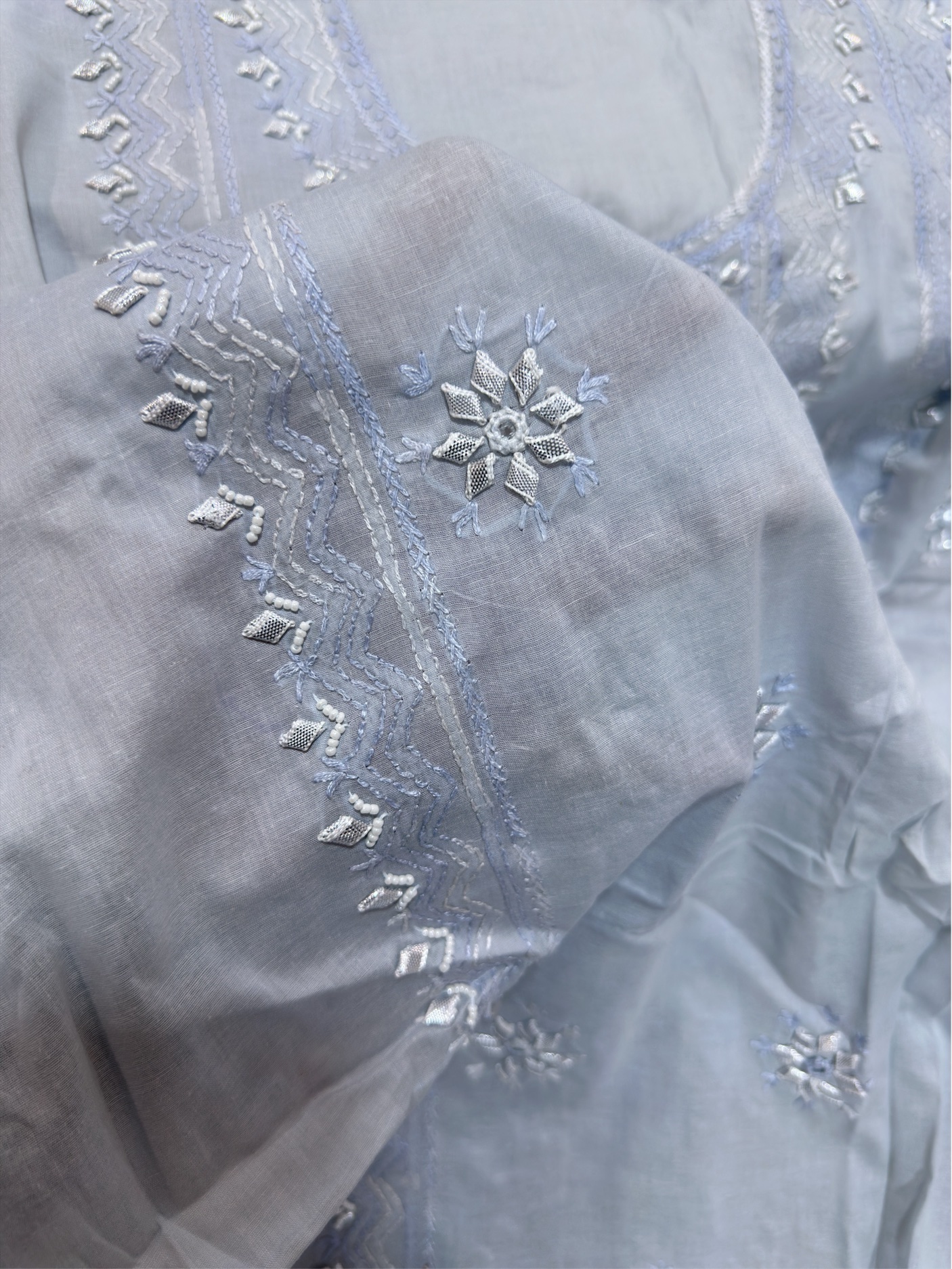 Pearls & Gota Kurta Dupatta - Image 2