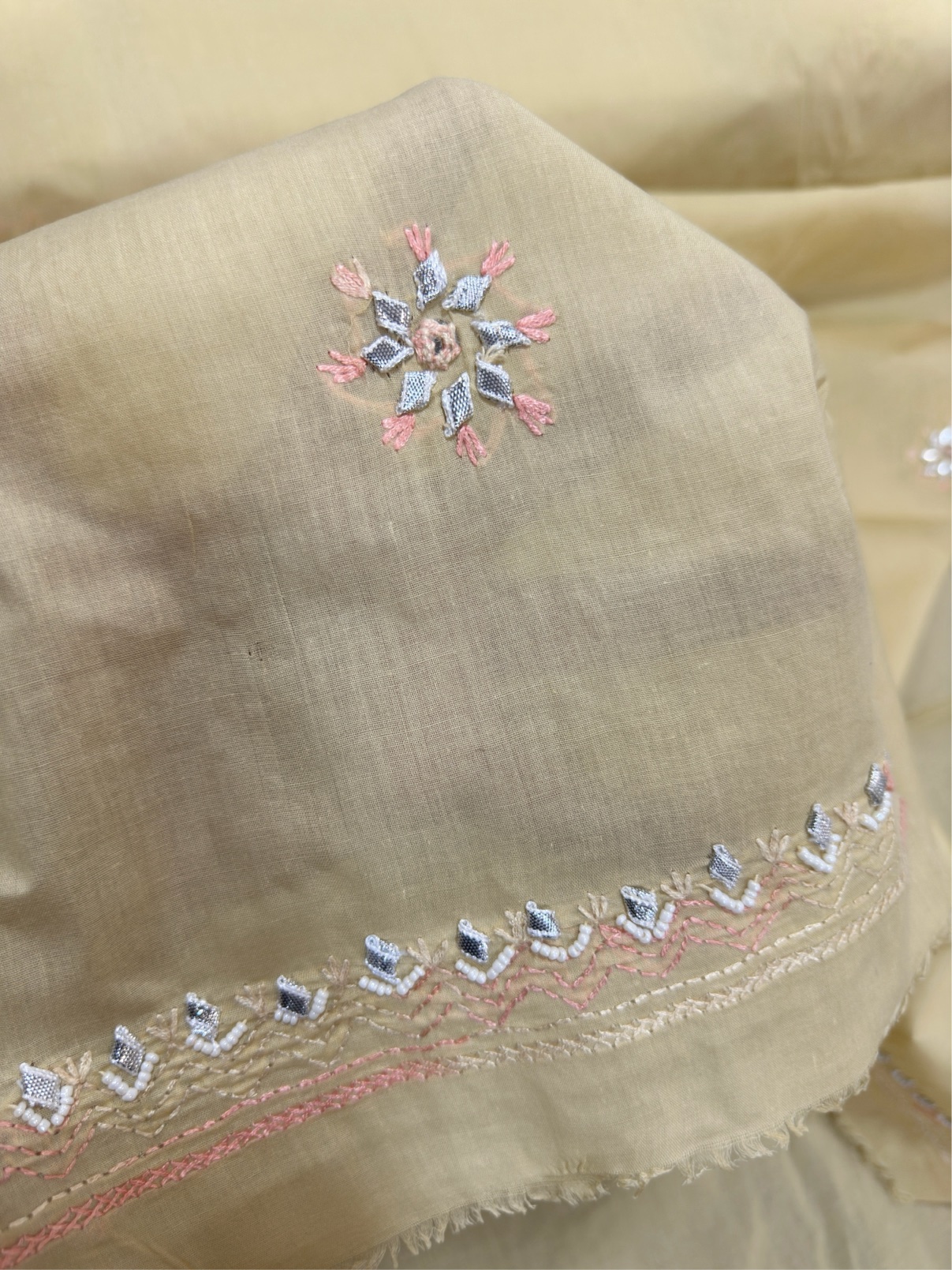 Pearls & Gota Kurta Dupatta - Image 4