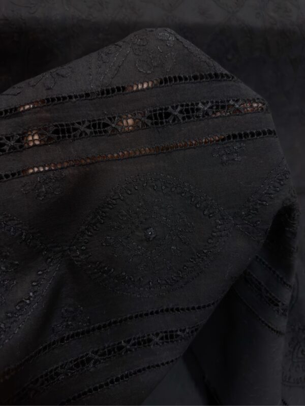 Black on Black Taarkashi Kurta